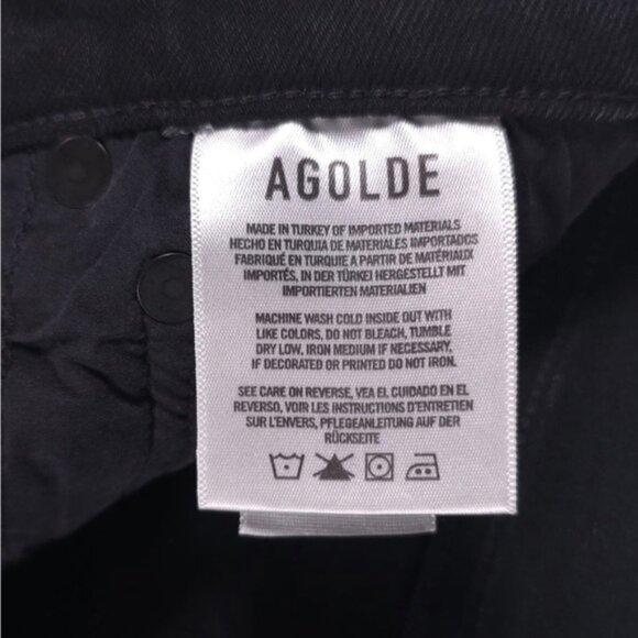 NWT AGOLDE SOPHIE HighRise Skinny Crop Temple Jeans Distressed A018C-844 Size 26 - Picture 16 of 16